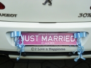 Just Married Carplate
